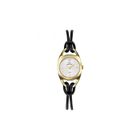 WILTEC Bracelet cuir / tissu femme - GO GIRL ONLY - Montre femme Go Girl Only cuir noir - Couleur de la matière:Jaune