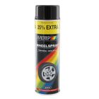 Peinture jantes noir brillant, 400ml - Motip