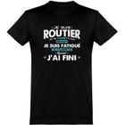 BRAND tee shirt homme humour | Cadeau imprimé en France | 100% coton, 185gr | je suis routier