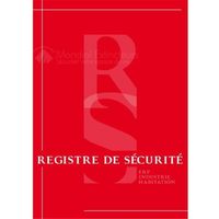 Cordia Signalisation de securite Registre de sécurité - Edition LuxeRef: IRSI0096