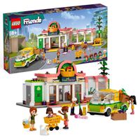 LEGO® Friends 41729 L’Épicerie Biologique, Jouet Supermarché, avec Camion & Mini-Poupées