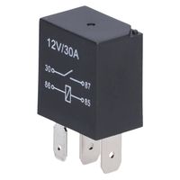 Fangming-relais automobile Lot de 10 relais violets 12 V 30 A étanches pour climatiseur de lampe electronique relais 4 broches