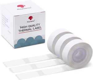 ASPIRATEUR - SOUFFLEUR D30 Étiquettes adhésives blanches 14x30mm Papier d'impression, Papier d'impression pour D30 Étiqueteuse thermique portable.[Q2757]