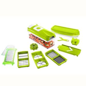 Nicer Dicer Fusion Mondoline – Trancheuse Légumes Professionnelle, Julienne, Tranches Réglables 1-6 Mm, Lames Inox