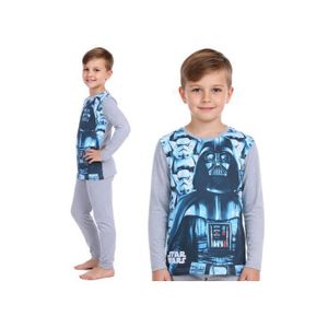 Pyjama Licence Officielle Pyjama Star Wars Dark Vador Garçon - Ensemble Licence Officielle - Coton Doux - Taille 3-4 à 12-13 Ans Pyjama Garcon 12 Ans