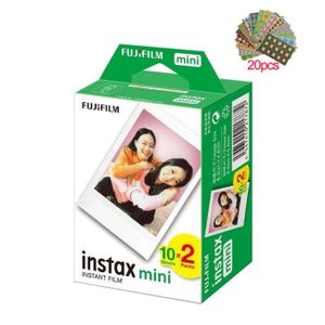 10 feuilles étoile brillante-Fujifilm Instax Mini Film Instax, 10-50  feuilles de papier photo noir instantané - Cdiscount Appareil Photo