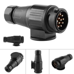 Duokon Adaptateur de Remorque en Plastique /à 3 broches Adaptateur de Connecteur de C/âblage pour Remorque