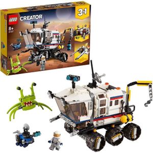 VAISSEAU À CONSTRUIRE Lego - Creator 3-en-1 L'explorateur - Modèle spatial, base et navette - Jeu de construction pour enfants