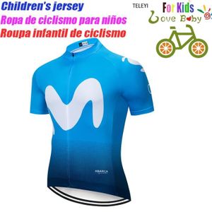 DÉCORATION DE VÉLO Enfants Vélo Jersey - XS - Ensemble de maillot de cyclisme pour enfants, vêtements de vélo pour garçons, séch