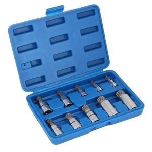 2x vierkantschlüssel 7-10 carrée Clés à douille 4 pans Clé Carrée bwi