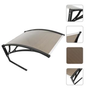 Toit en Polycarbonate Abri pour Robot Tondeuse avec Protection Contre Soleil et Intemp/éries CLP Garage pour Tondeuse /à Gazon Couleur: Marron