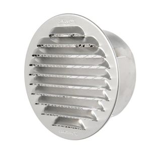 La ventilation gtap80r-y Grille ronde encastrable, aluminium, 80 mm :  : Bricolage