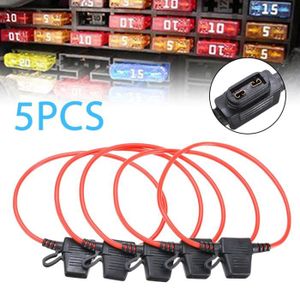 X AUTOHAUX Porte-fusible AWG en ligne avec fusibles AGU 20 A pour voiture 