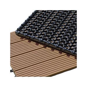 DALLAGE Lot de 11 Dalles clipsables 30 x 30 cm - Terrasse 