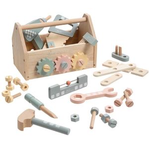 Malette Boite à outils enfant Miniwob en bois à prix bas
