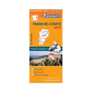 AUTRES LIVRES Carte routière et touristique Régional France Franche-Comté 2015