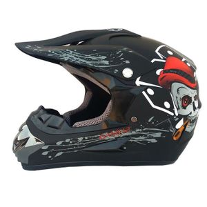 Casque avec Visi/ère Longue Moto Scooter Quad Jet ECE 22 Flux Jaune XL