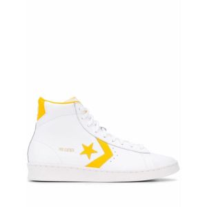 converse blanche en cuir basse