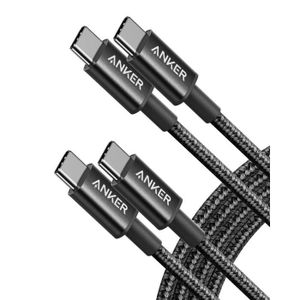 CHARGEUR CONSOLE Anker Lot de 2 câbles de charge USB C vers USB-C e