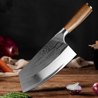 2 pièces de couteaux Ustensiles de cuisine ensembles de couteaux de chef  japonais Damas acier Motif Cleaver Santoku outils à l[1199] - Cdiscount  Maison