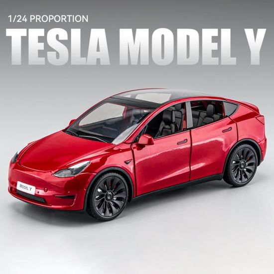 Couleur Modèle Y Bleu Tesla Roadster en alliage, 1:24, jouet pour enfants, cadeau d'anniversaire Couleur Modèle Y Bleu Tesla Roadster en alliage, 1:24, jouet pour enfants, cadeau d'anniversaire