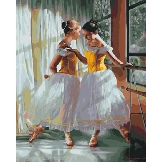 Kit Peinture Par Numéros Style Vacances – Toile 40x50 Cm, Peinture Acrylique, Pinceaux Inclus, Idéal Adultes Et Débutants