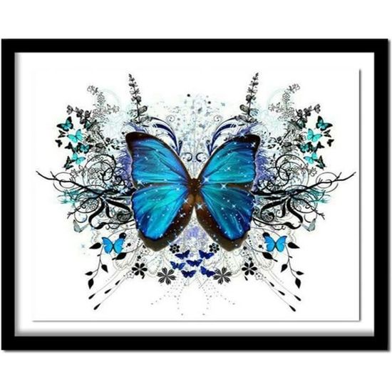 Peinture Par Numéro Figured'Art – Fée Dorée – Kit Complet 40x50cm Avec Châssis En Bois à Monter – Fabriqué En France