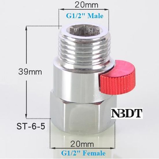 Raccord Laiton G1/2 Femelle Avec Collier De Serrage - Adaptateur Tuyau 10mm | Pour Eau, Air, Huile | 2 Pièces | Installation Sans Outil