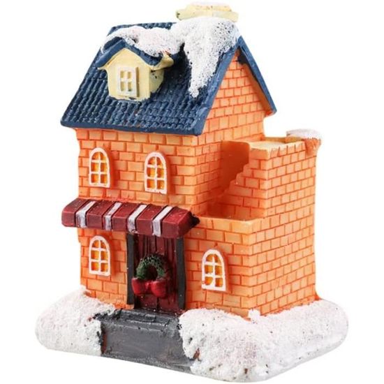 CDVillage de Noël Lumineux, Maison De Noël Lumineuse Led Maison
