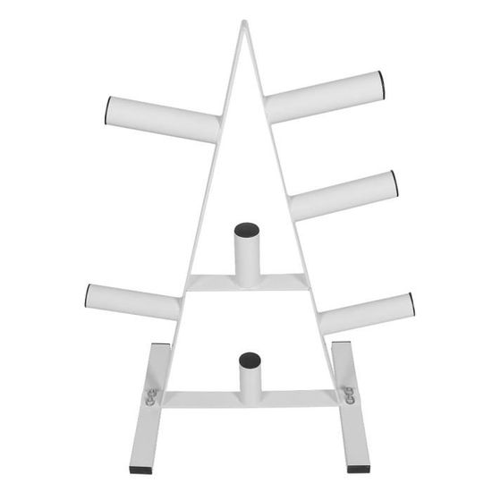 Support D’haltères Triangulaire LONGHAO – 3 Couches, PP, Antidérapant, Compact, Pour Maison/salle De Sport, Bleu