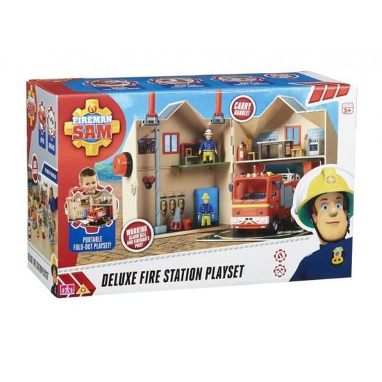 Foldout fire station playset outlet