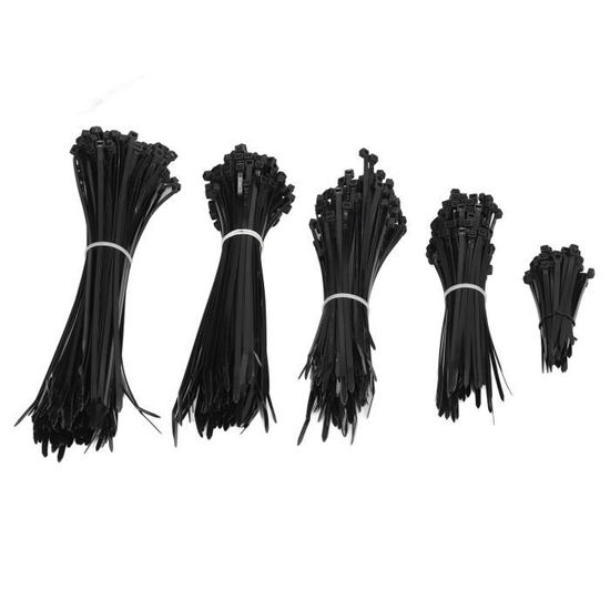 Boucles De Câble En Nylon Auto-verrouillables - Lot De 200 Pour Fixation Et Rangement