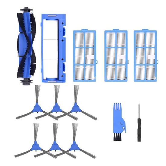 Kit Ricambio Aspirapolvere Robot Bagotte BG700 BG800 – 6 Pezzi (spazzole, Filtri, Panni)