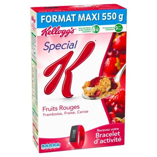 Special K aux fruits rouges, Kellogg's (550 g)