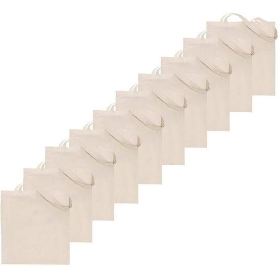 DAHI 25pcs Petits Sacs en Tissu Sachet Coton 15x20cm Sac