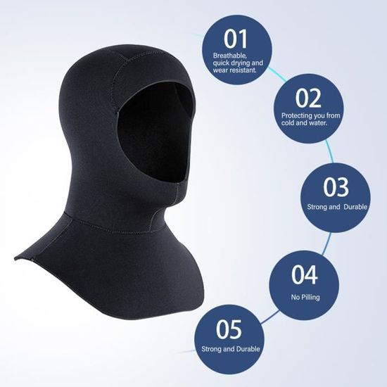 Combinaison De Plongée À Capuche En Néoprène Pour Adultes, 7mm, Garde
