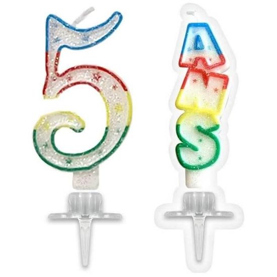 1 Pack Bougie Anniversaire 5 Ans Pailletee Multicolore Ref c0 Cdiscount Maison 1 Pack Bougie Anniversaire 5 Ans Pailletee Multicolore Ref c0 Cdiscount Maison