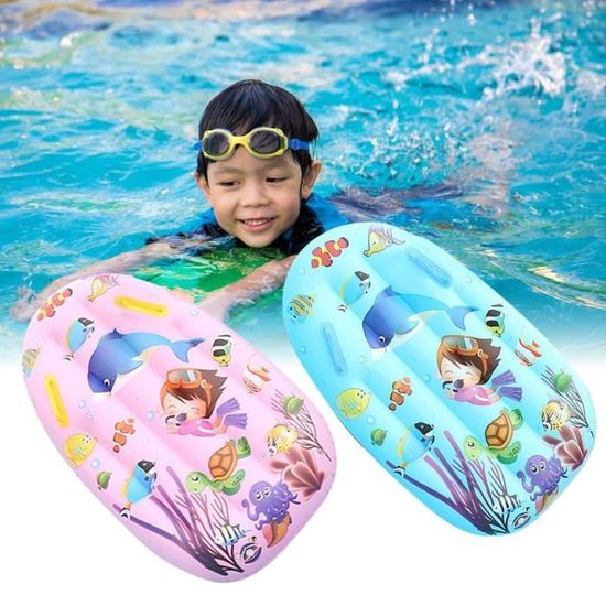 Bodyboard Gonflable Planche De Gonflable Avec Poignées Body Board Pliante Plage Enfants Adultes Securite Plage Piscine Jouet Vert 87253682