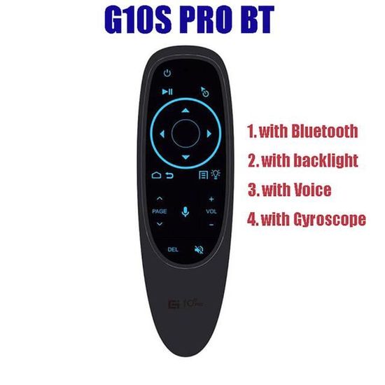 Télécommande Vocale Sans Fil 2.4G Avec Micro – Compatible TV Box X96 – Gyroscope Intégré