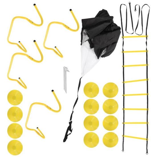 Aufun Haies d'entraînement Vitesse pour l'entraînement d'agilité, Multi Aufun Haies d'entraînement Vitesse pour l'entraînement d'agilité, Multi