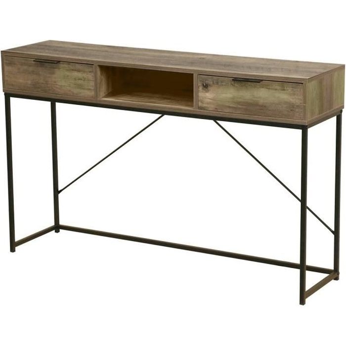 Console 2 tiroirs Joya Autres Marron