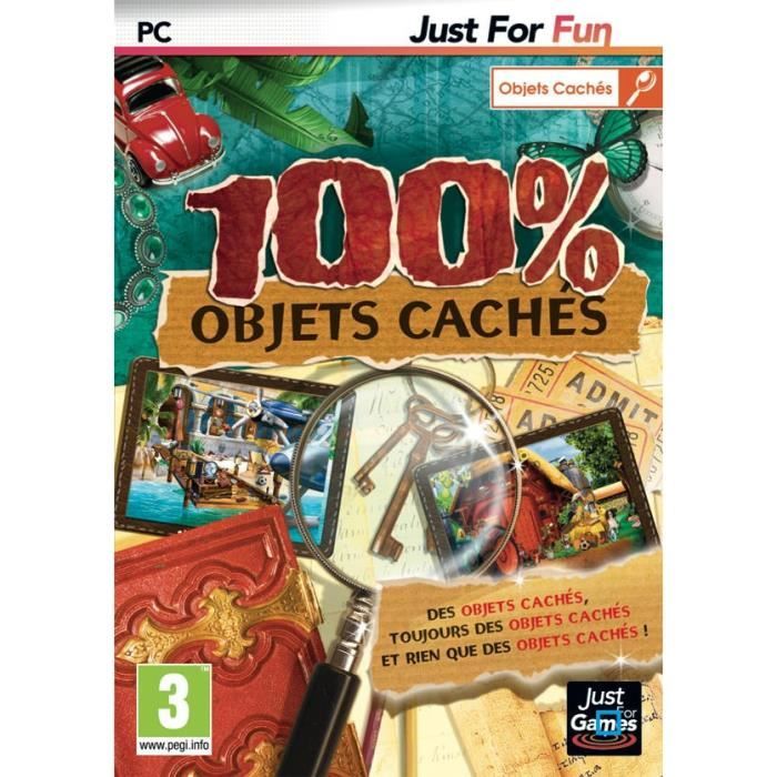 Just For Games 100% Objets Cachés / Jeu PC
