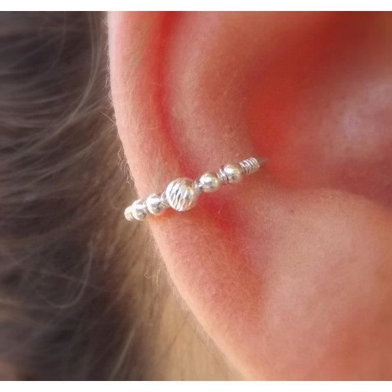 Anneau de cartilage hélice de conque en piercing anneau de perle hélice_d'or