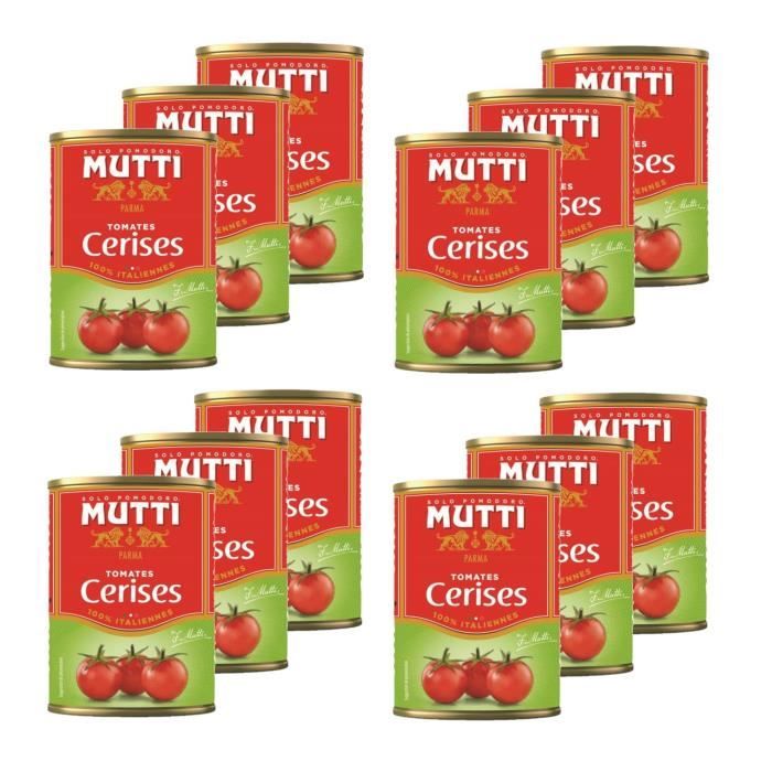 Mutti - Lot 12x Tomates cerises - Boîte 400g
