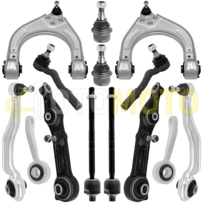 Kit bras de suspension avant compatible MERCEDES E W211 BERLINE S211 composé de 14 pièces