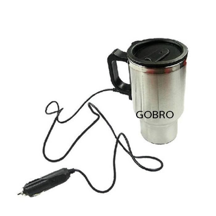 JIE 12 v 500 ML De Voiture Chauffage Tasse Auto Chauffage Électrique Bouilloire Voitures Réchauffeur Thermique Tasses D'eau GOBRO