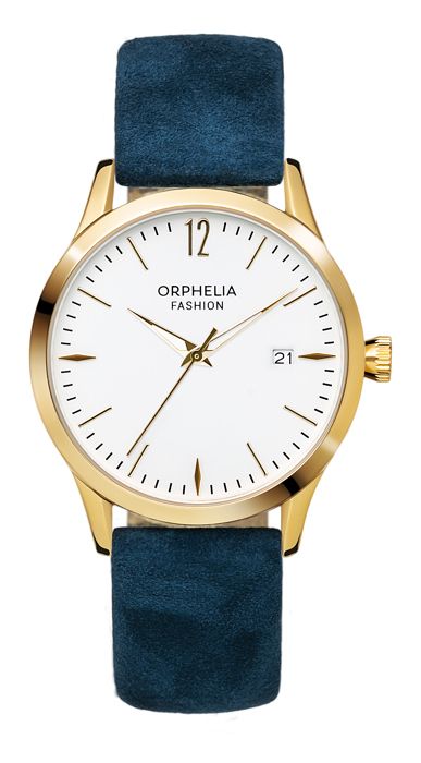 Orphelia Fashion - Montre Femmes - Quartz - Analogique - Bracelet en Cuir - Bleu - OF711700