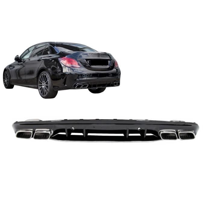 Diffuseur pour Mercedes W205 S205 14-20 C63S Look Argent Conseils Seul AMG Line