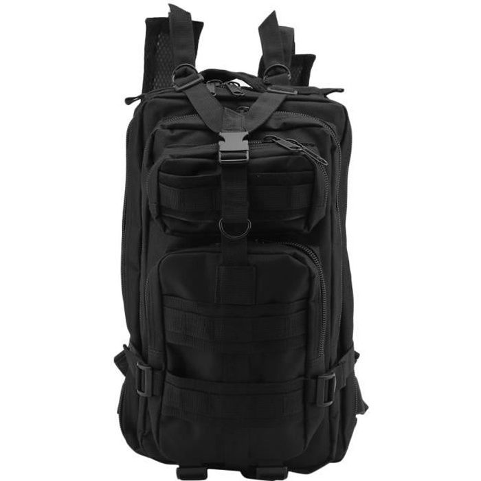30L Sac à dos Tactique Militaire Camping Randonnée - NOIR