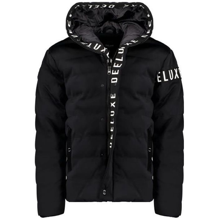 DEELUXE Doudoune logotée à capuche GANG Black